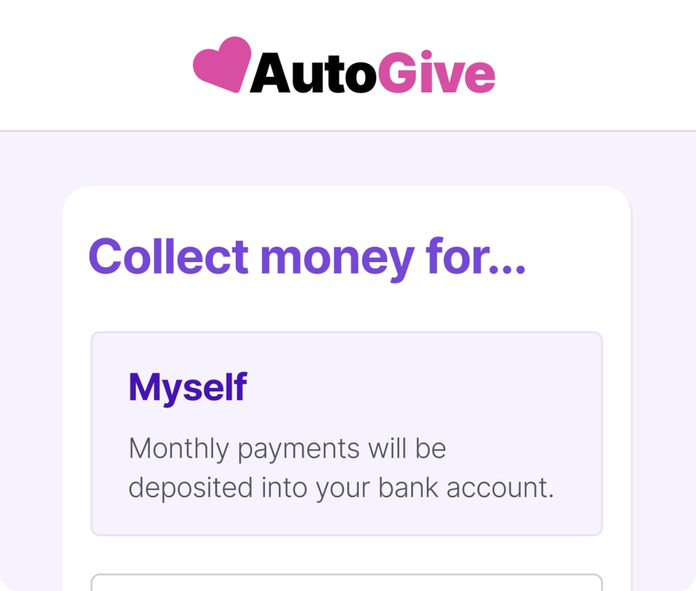 Start your AutoGive