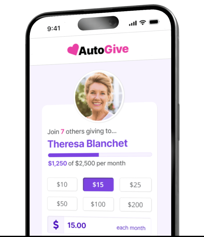 Step 5: Collect monthly gifts from your supporters